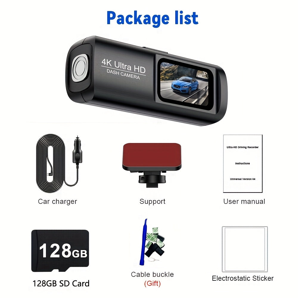 Dashcam 4K Ultra – Sicurezza Intelligente e Immagini Nitide in Ogni Viaggio