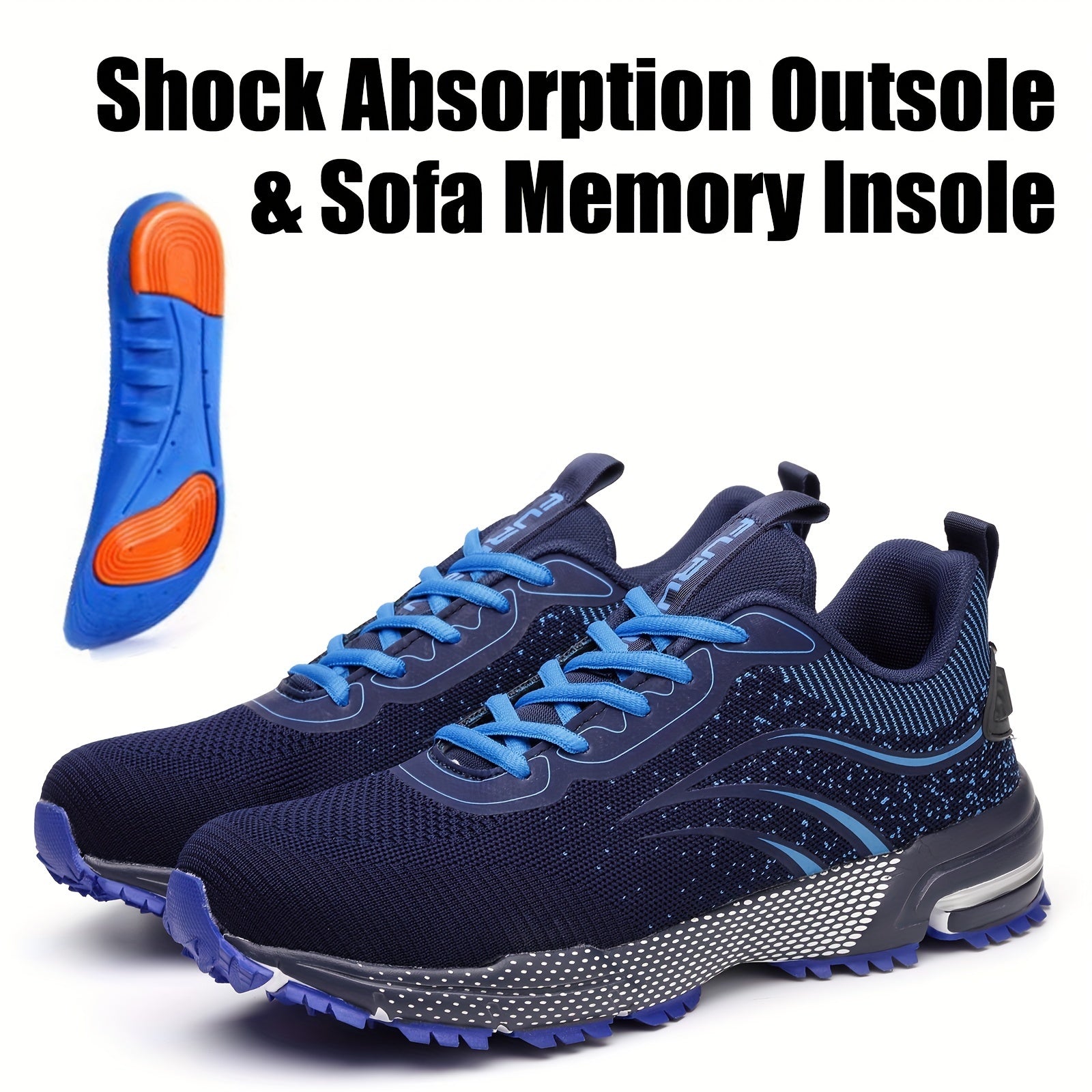 Sneakers da Lavoro di Sicurezza Trendy per Uomini – Antisfondamento & Resistente alle Punte