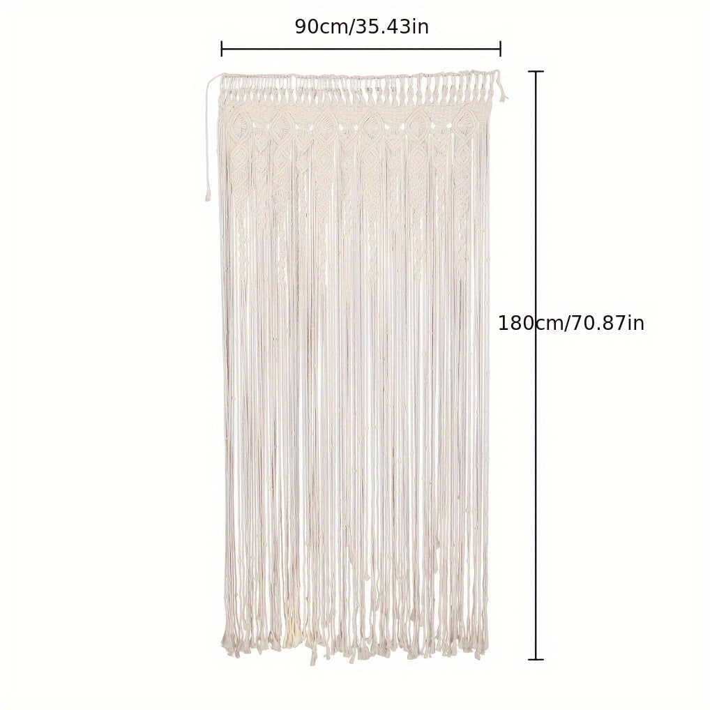 Tenda Macramé Boho – Tenda Decorativa e Pratica per Divisione