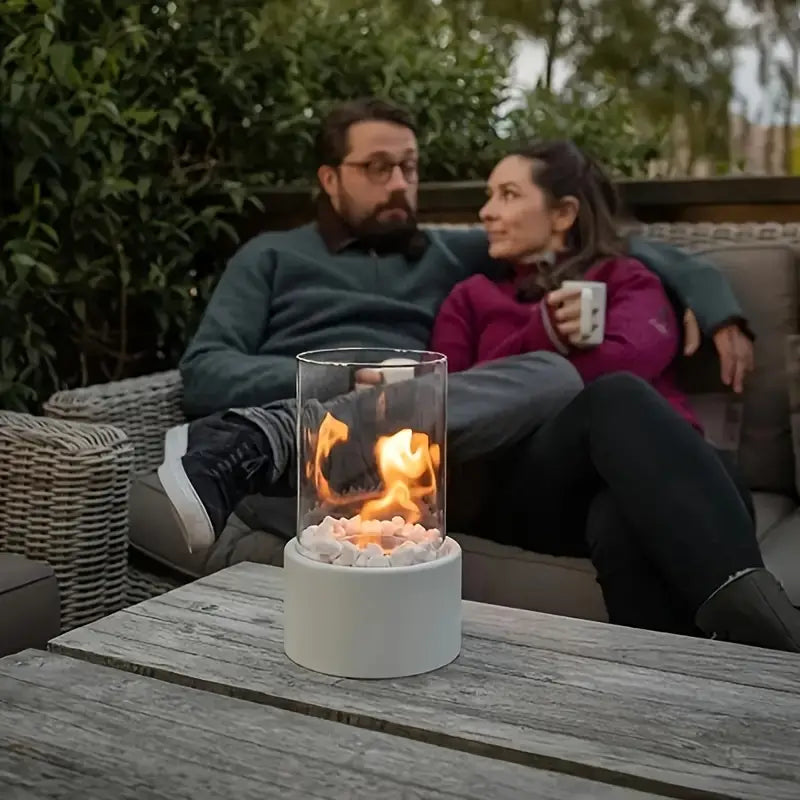 Luna Stufa da Tavolo in Bio-Etanolo Elegante - Calore e Atmosfera