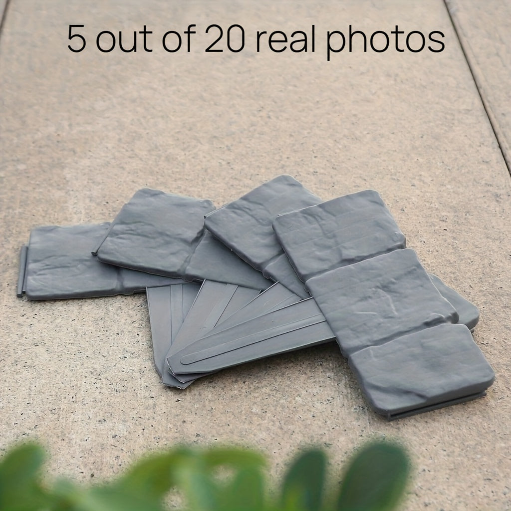 Set di Bordure da Giardino in Stile Pietra – Pratico e Decorativo