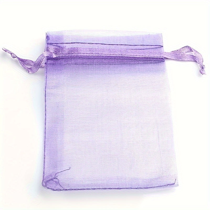 Set di Sacchetti in Organza Eleganti – Ideale per Regali e Decorazioni per Feste