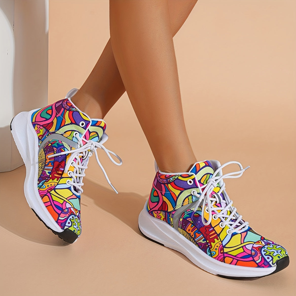 Sneakers Colorate da Donna – Scarpe Antiscivolo per Tutte le Stagioni