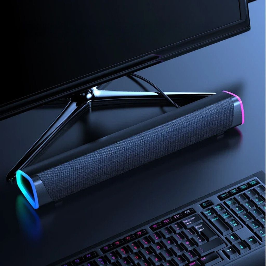 SonicBeam Gaming Soundbar – Suono Dinamico con Atmosfera LED
