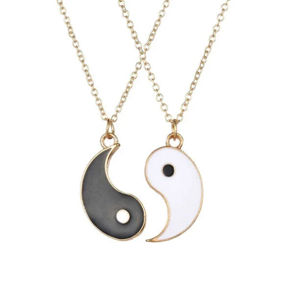 Collana dell'Amicizia Yin-Yang - Per un'Amicizia Equilibrata a San Valentino