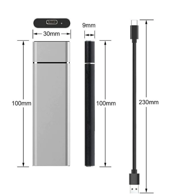 DataFlow SSD Esterno - Superveloce e Impermeabile