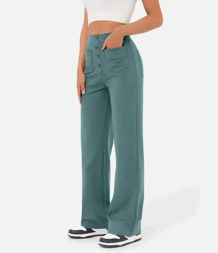 Pantaloni Lotte a Vita Alta – Eleganti, Confortevoli e Casual