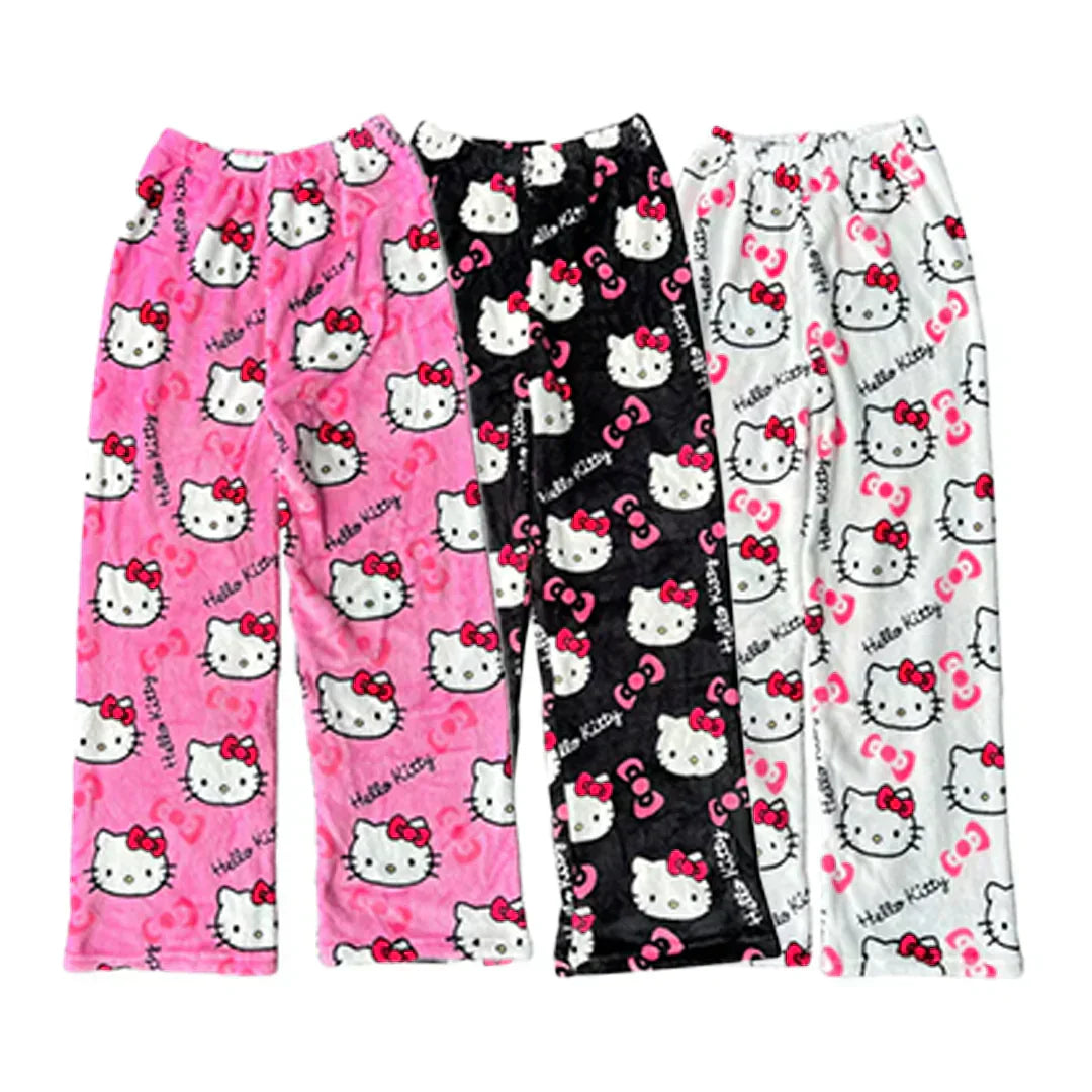 Pantaloni del Pigiama Hello Kitty per Donna - Giocosi e Confortevoli per Serate da Sogno