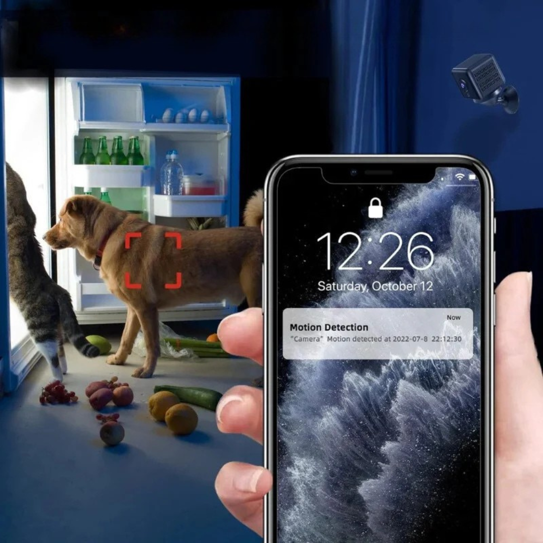 Telecamera Mini Sicurezza Wireless – Compatta e Intelligente per la Sorveglianza Domestica