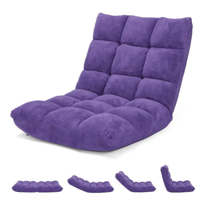 FlexiLounge 14 – Sedia a Terra Regolabile con Comfort Estremo