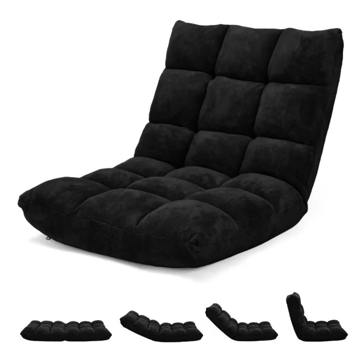 FlexiLounge 14 – Sedia a Terra Regolabile con Comfort Estremo