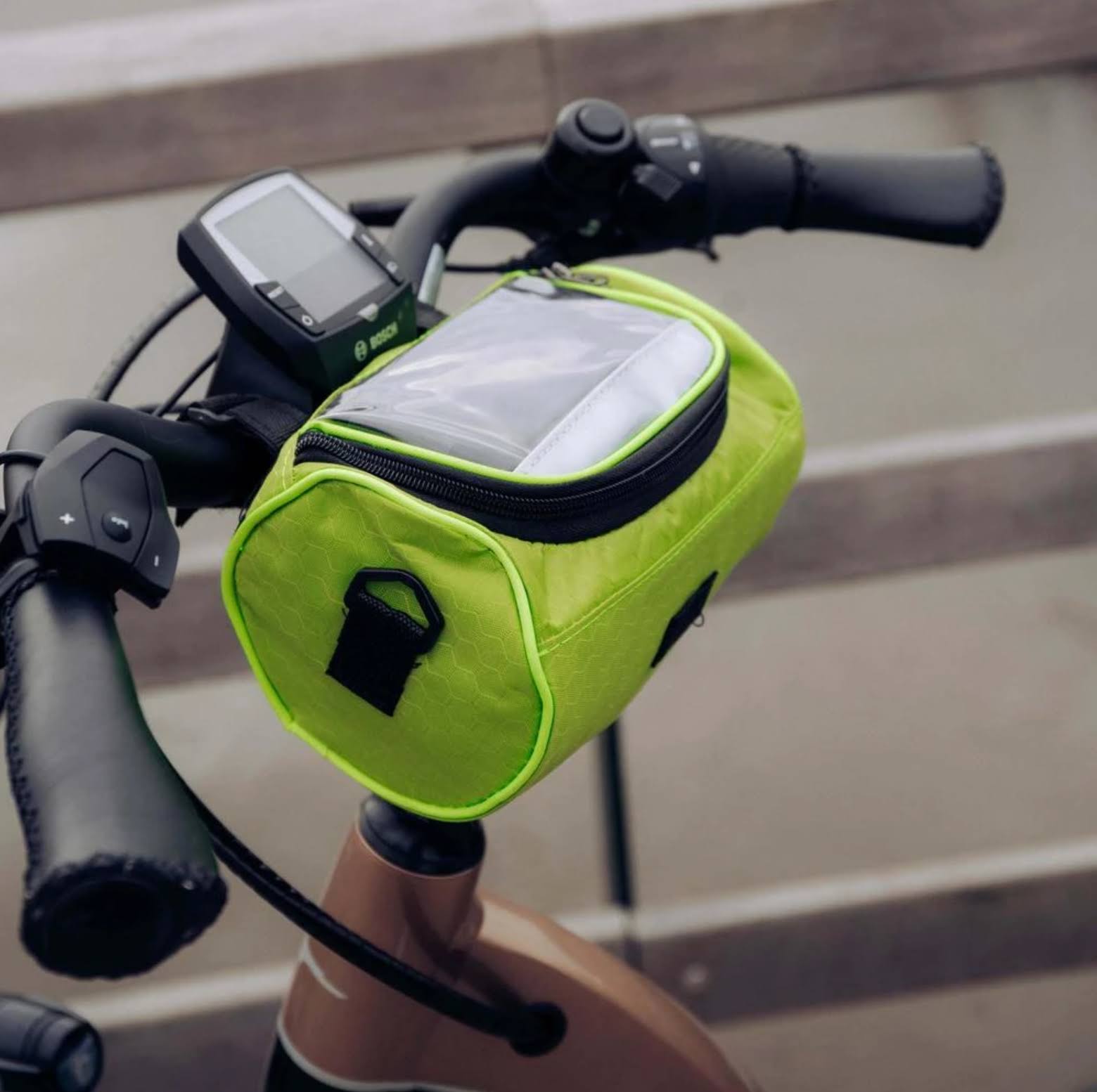 SpeedyBike Borsa – Borsa Impermeabile per Bicicletta con Finestra per Telefono