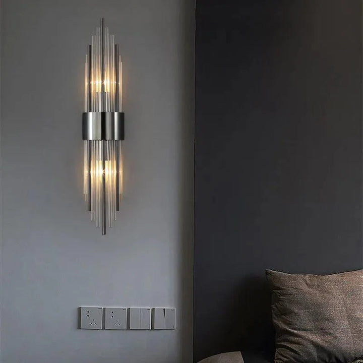Lampada da Parete Celestia – Design in Cristallo di Lusso per Interni Accoglienti