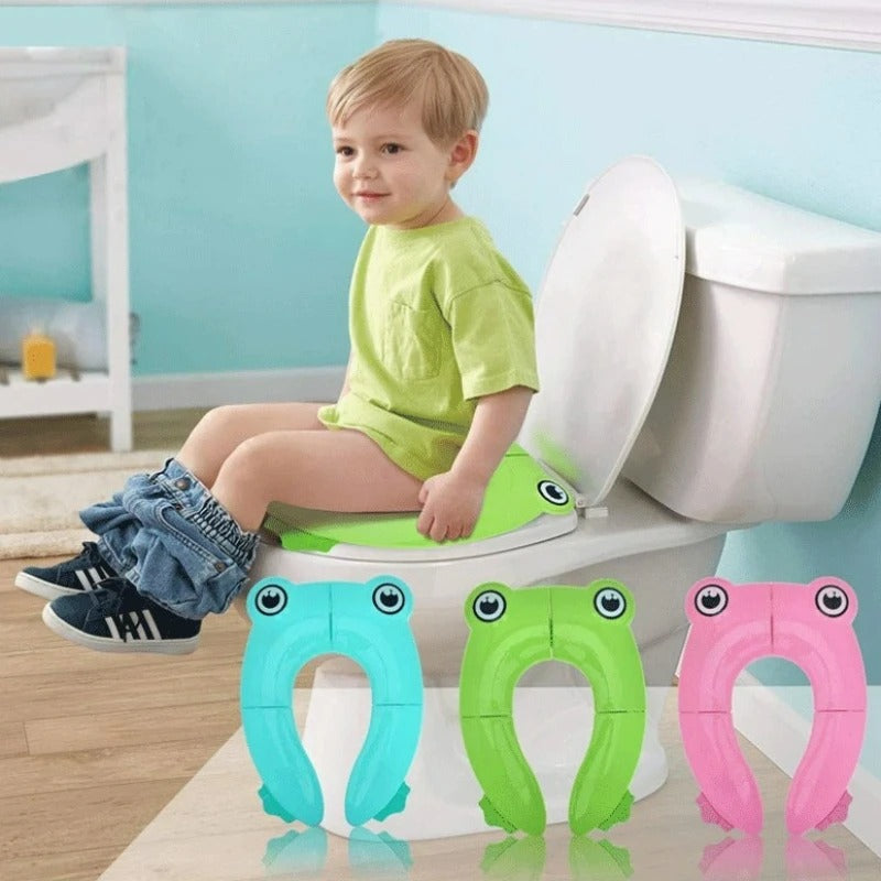 Froggie Riduttore WC per Bambini – Seggiolino Pieghevole da Viaggio