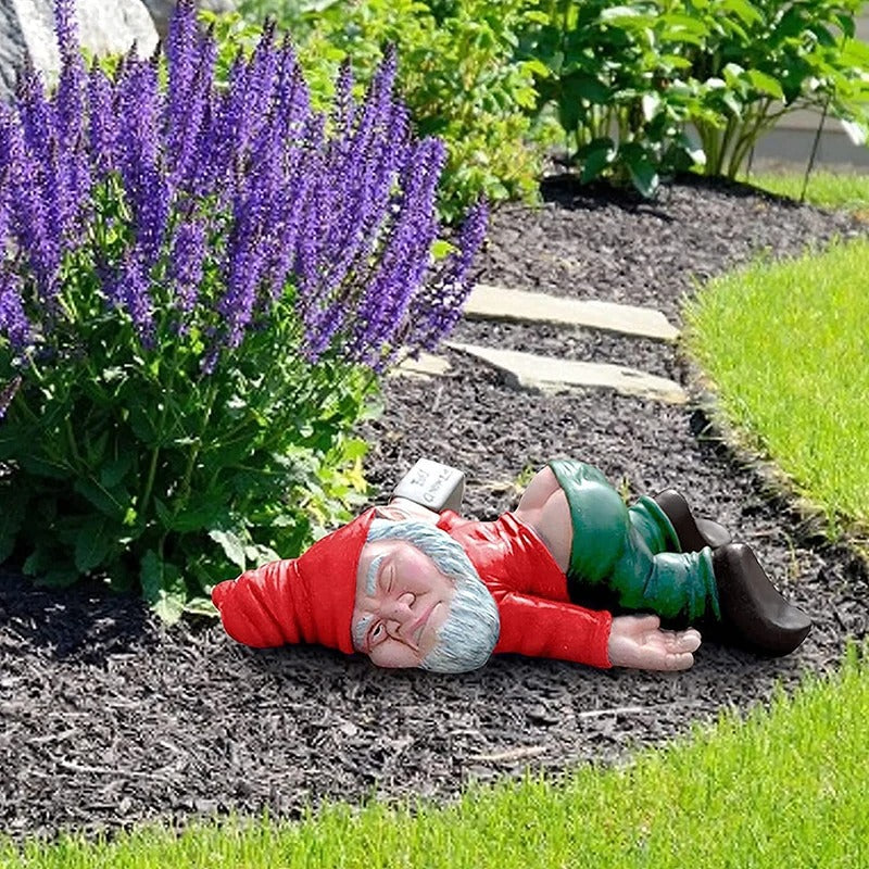 Lazy Larry Gnomo da Giardino – Il Dormiglione del Giardino