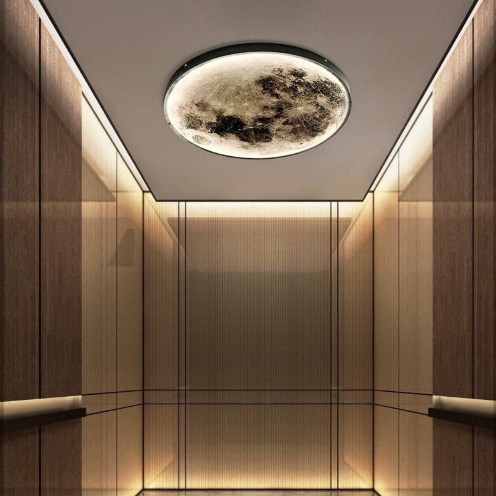 Luna Lampada da Soffitto 3D – Atmosfera Magica e Luce Calda
