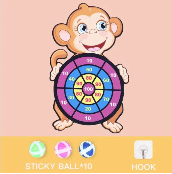 Dartboard Appiccicoso Amici Animali - Divertimento Sicuro per Bambini