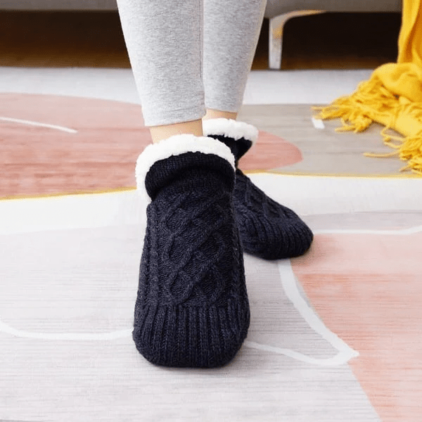 Calze da Casa Cable Knit - Calore e Comfort per Casa