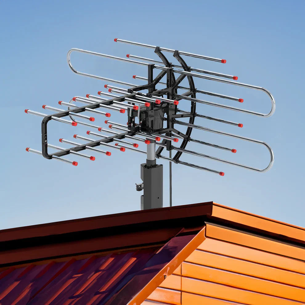 Antenna TV Esterna 360° – Lunga Distanza & Amplificazione del Segnale