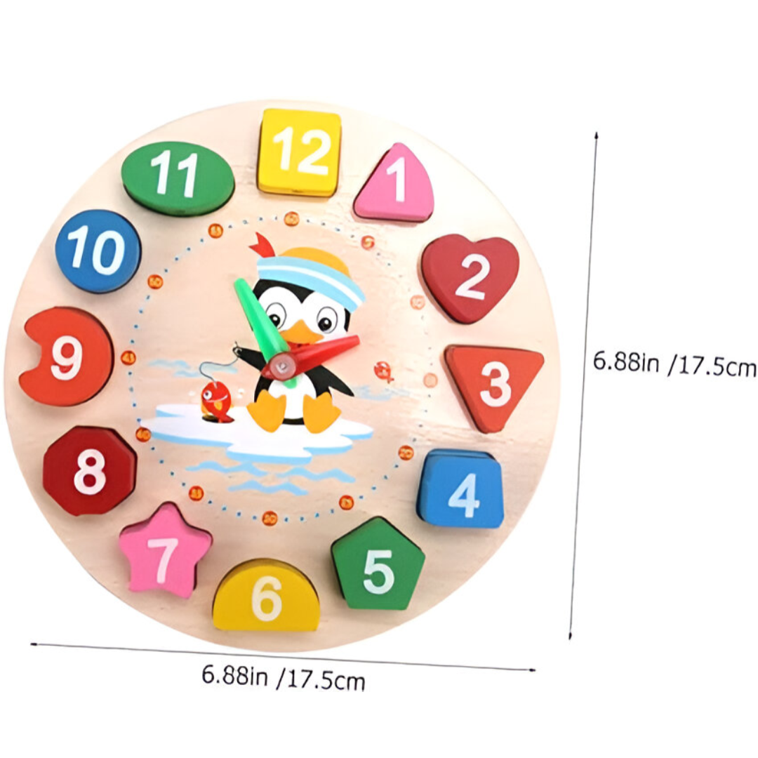 Maestro del Tempo - Orologio in Legno per Divertimento Educativo