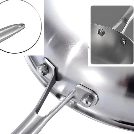 ChefSteel Padella in Acciaio Inossidabile – Cucinare in Modo Professionale e Stile