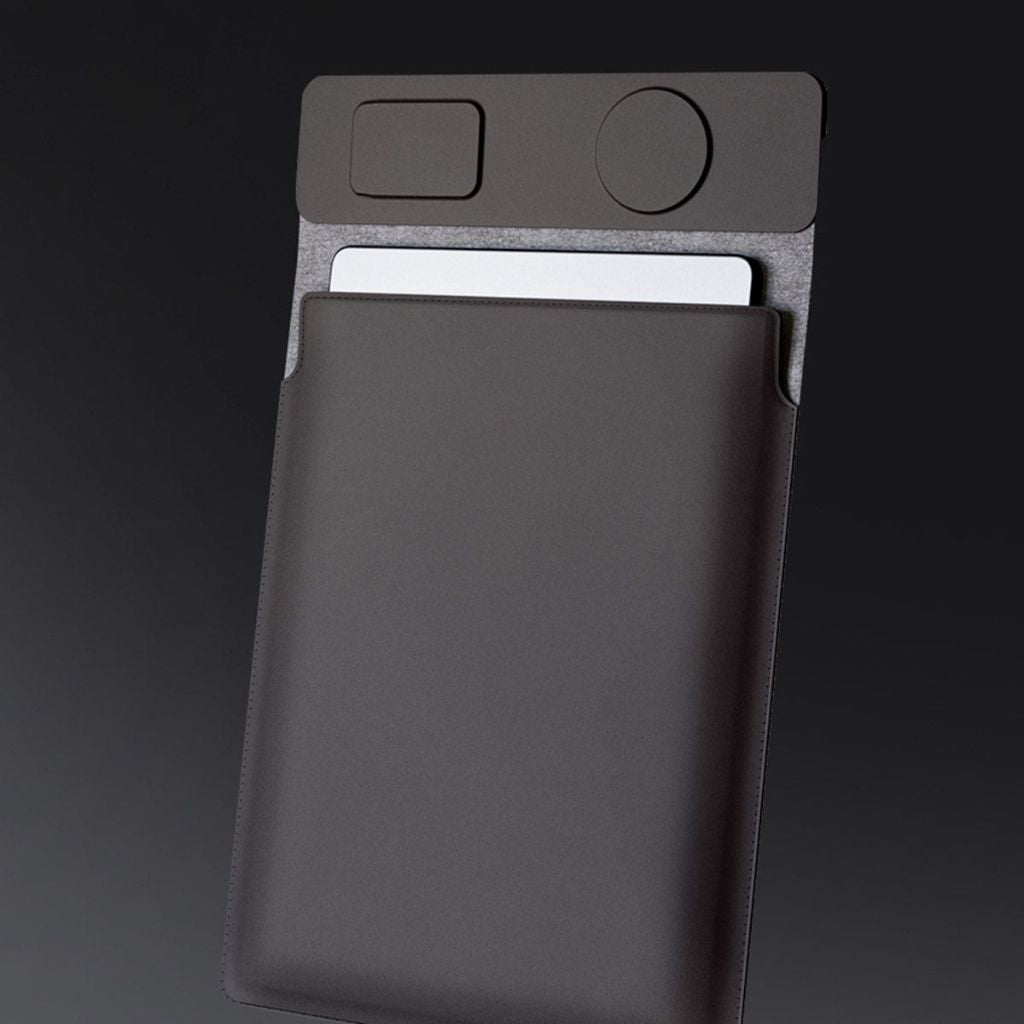 PowerDesk Sleeve – Custodia per Laptop Smart con Funzione di Ricarica Wireless