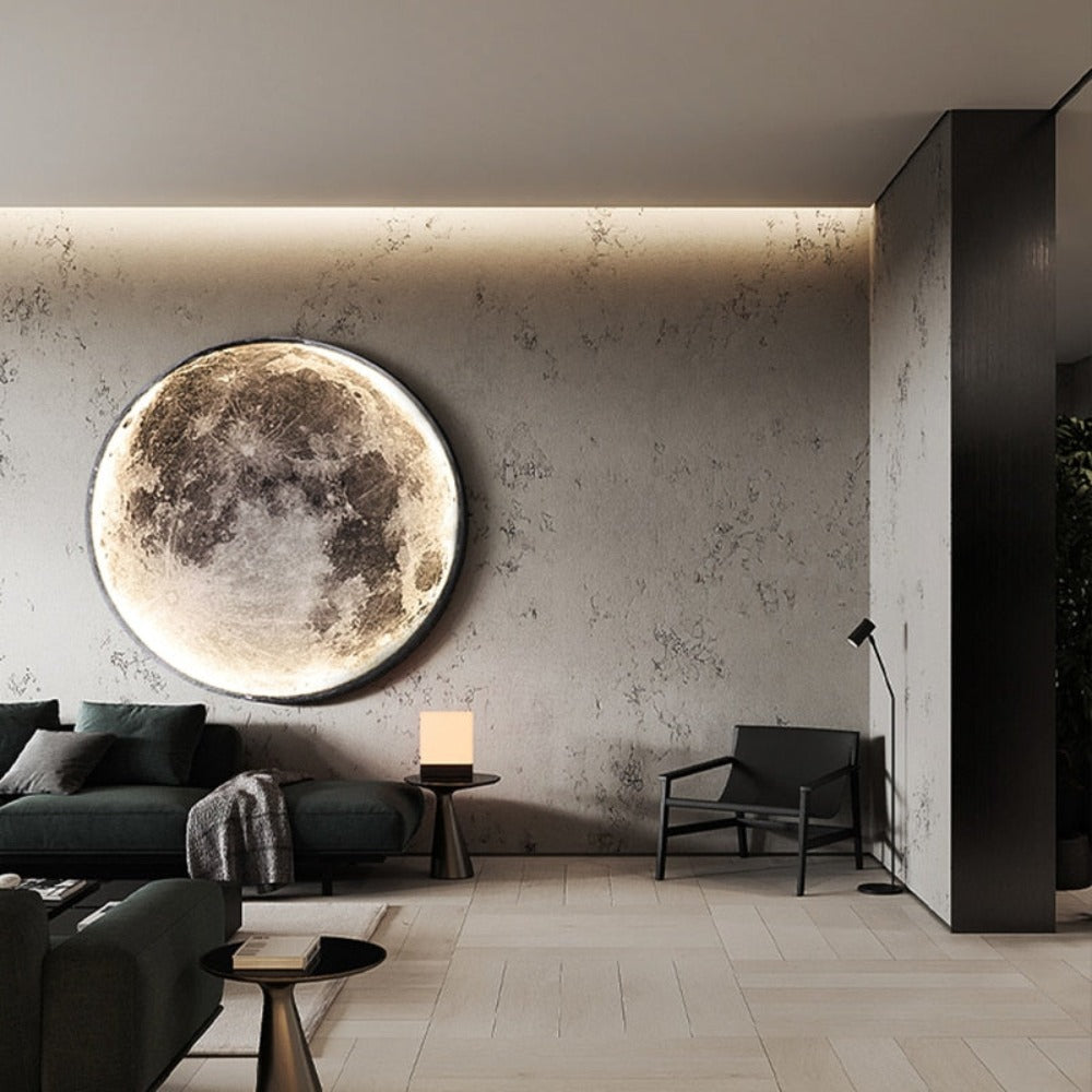 Luna Lampada da Soffitto 3D – Atmosfera Magica e Luce Calda