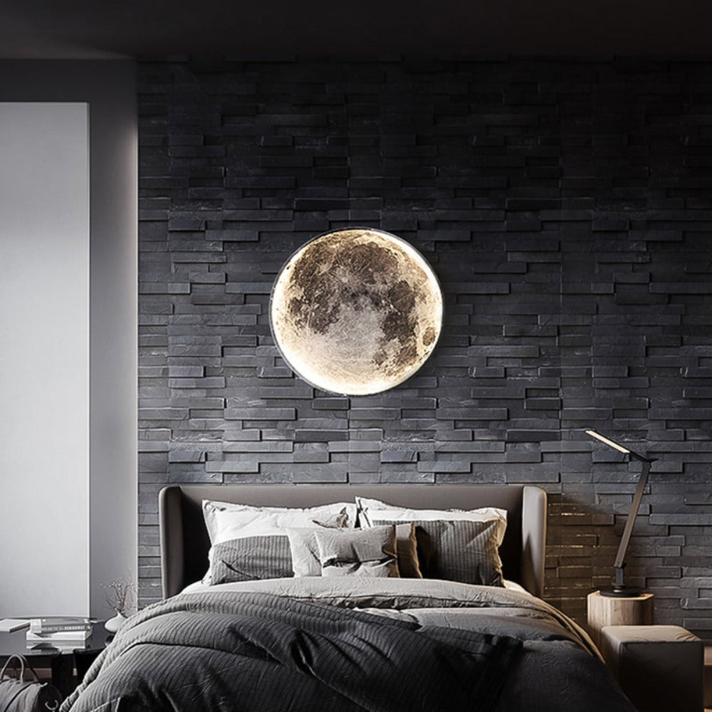 Luna Lampada da Soffitto 3D – Atmosfera Magica e Luce Calda