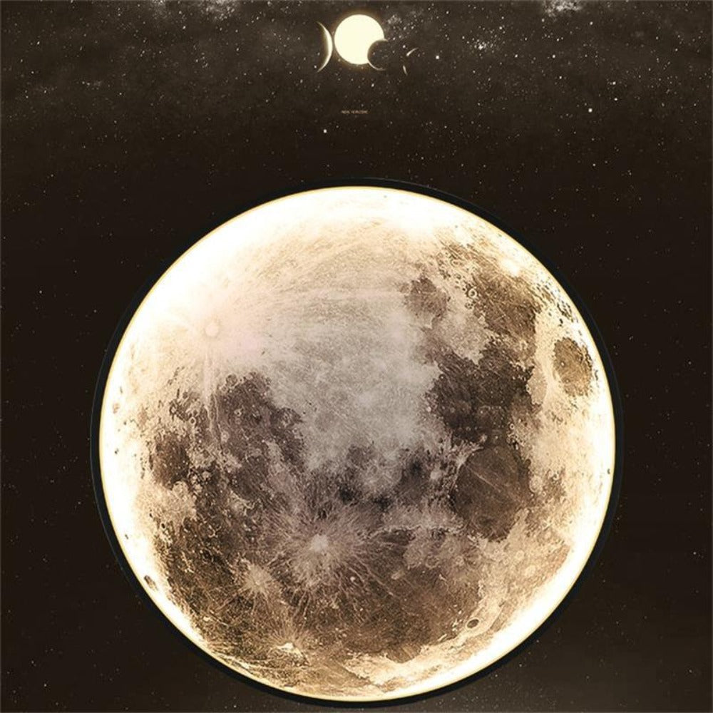 Luna Lampada da Soffitto 3D – Atmosfera Magica e Luce Calda