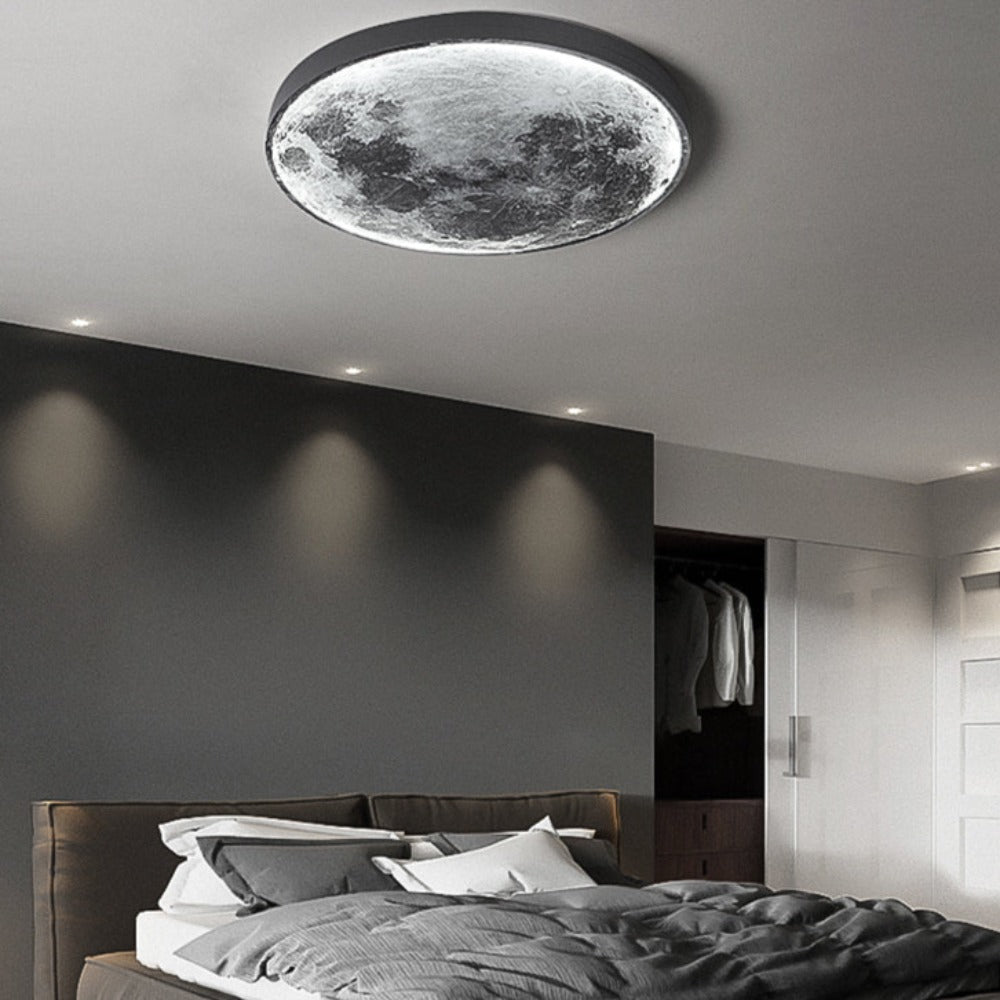 Luna Lampada da Soffitto 3D – Atmosfera Magica e Luce Calda