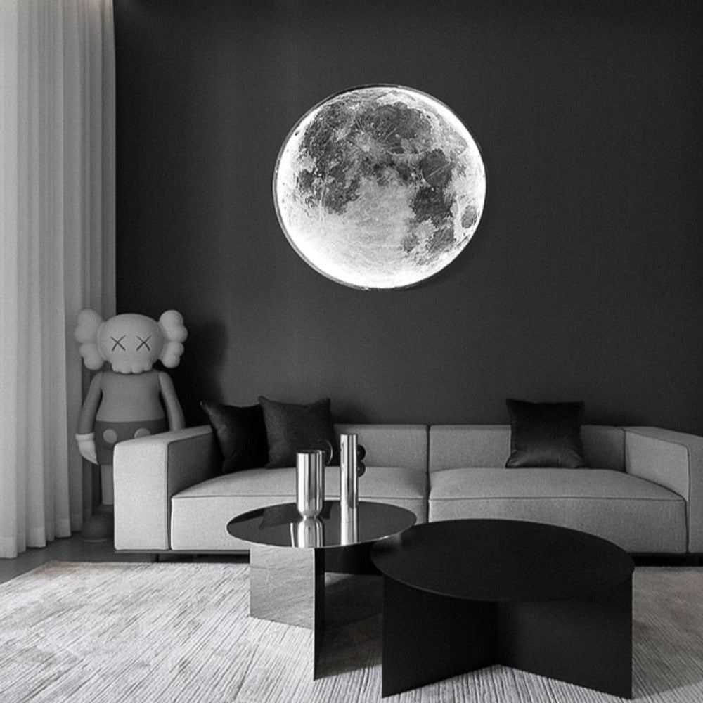 Luna Lampada da Soffitto 3D – Atmosfera Magica e Luce Calda