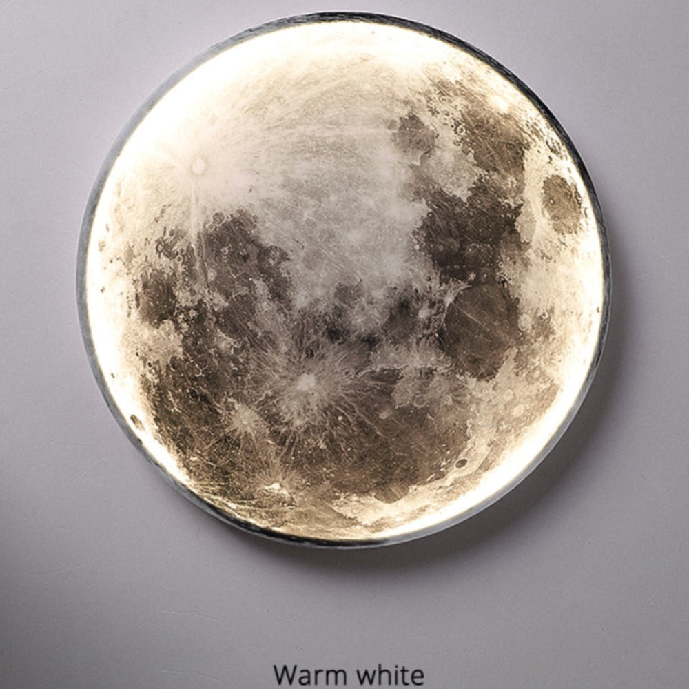 Luna Lampada da Soffitto 3D – Atmosfera Magica e Luce Calda