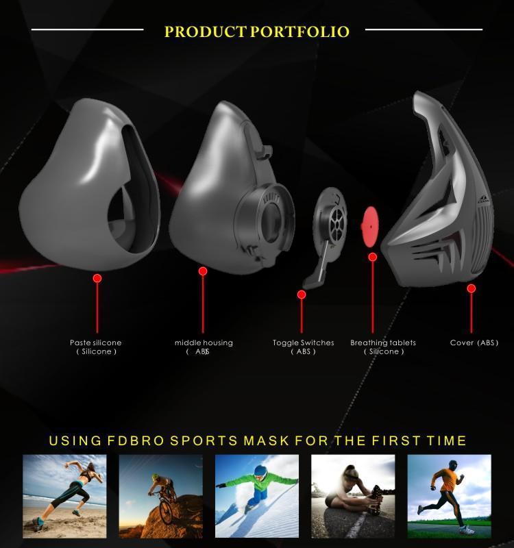 Maschera da Allenamento Professionale – Aumenta la Capacità Polmonare e la Condizione Fisica