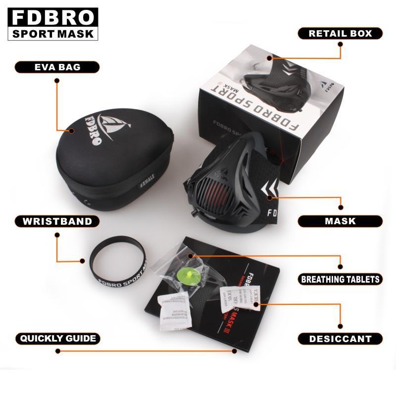 Maschera da Allenamento Professionale – Aumenta la Capacità Polmonare e la Condizione Fisica