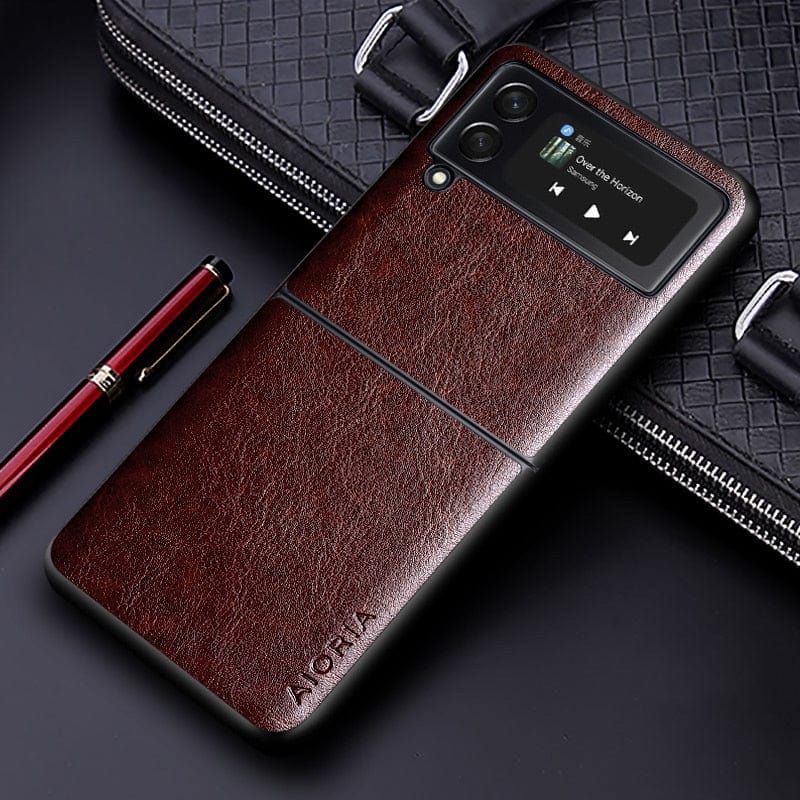 Custodia in Pelle Premium per Telefono Flip – Elegante e Affidabile Protezione