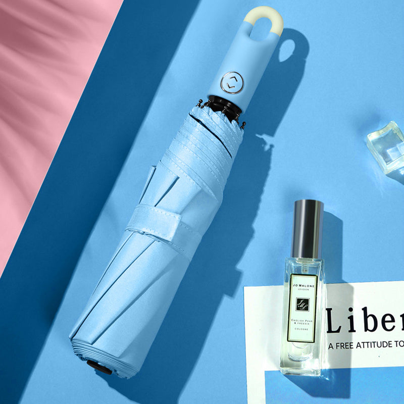 Ombrello Compatto e Resistente al Vento - Pratica Protezione Pieghevole