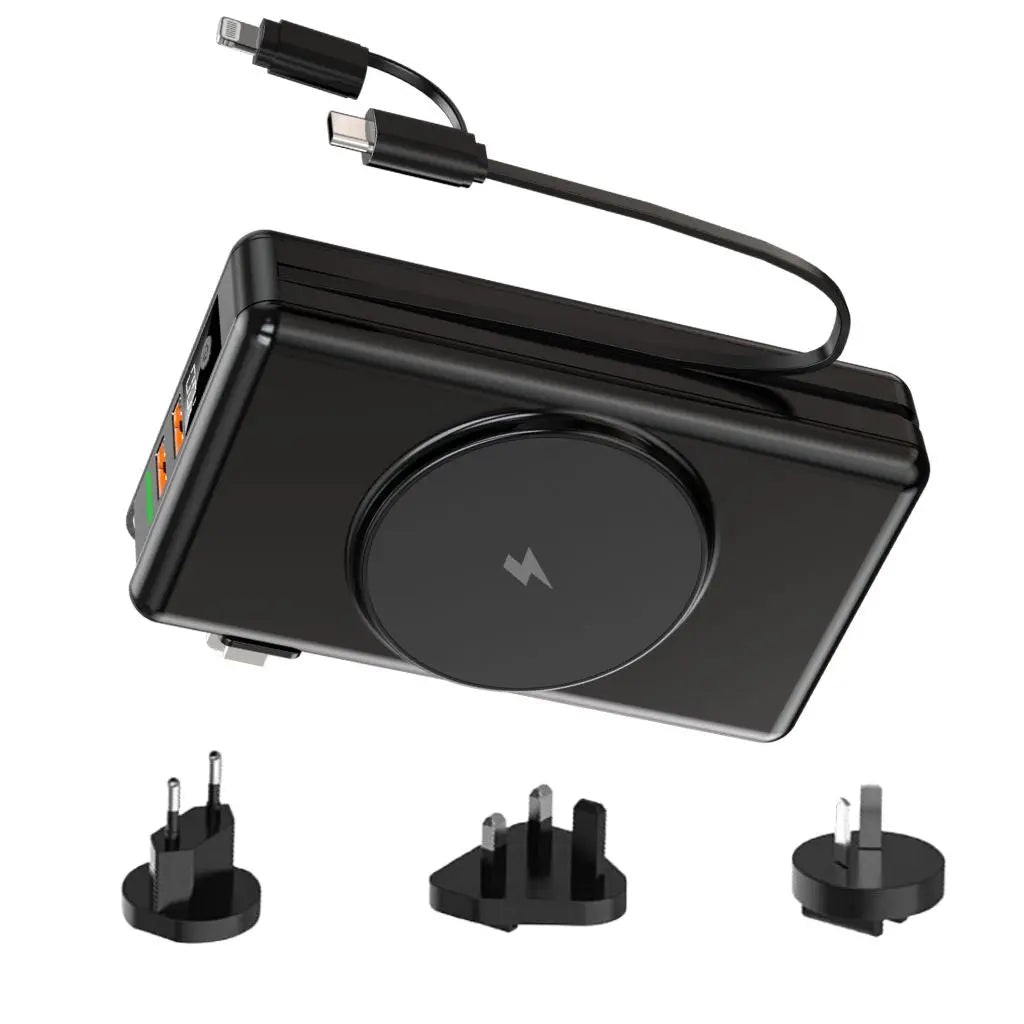 EnergieMate 5-in-1 Powerbank – Compagno di viaggio intelligente con 15.000mAh