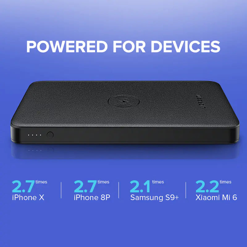 Caricabatterie Wireless Powerbank – 10.000mAh Doppia Uscita